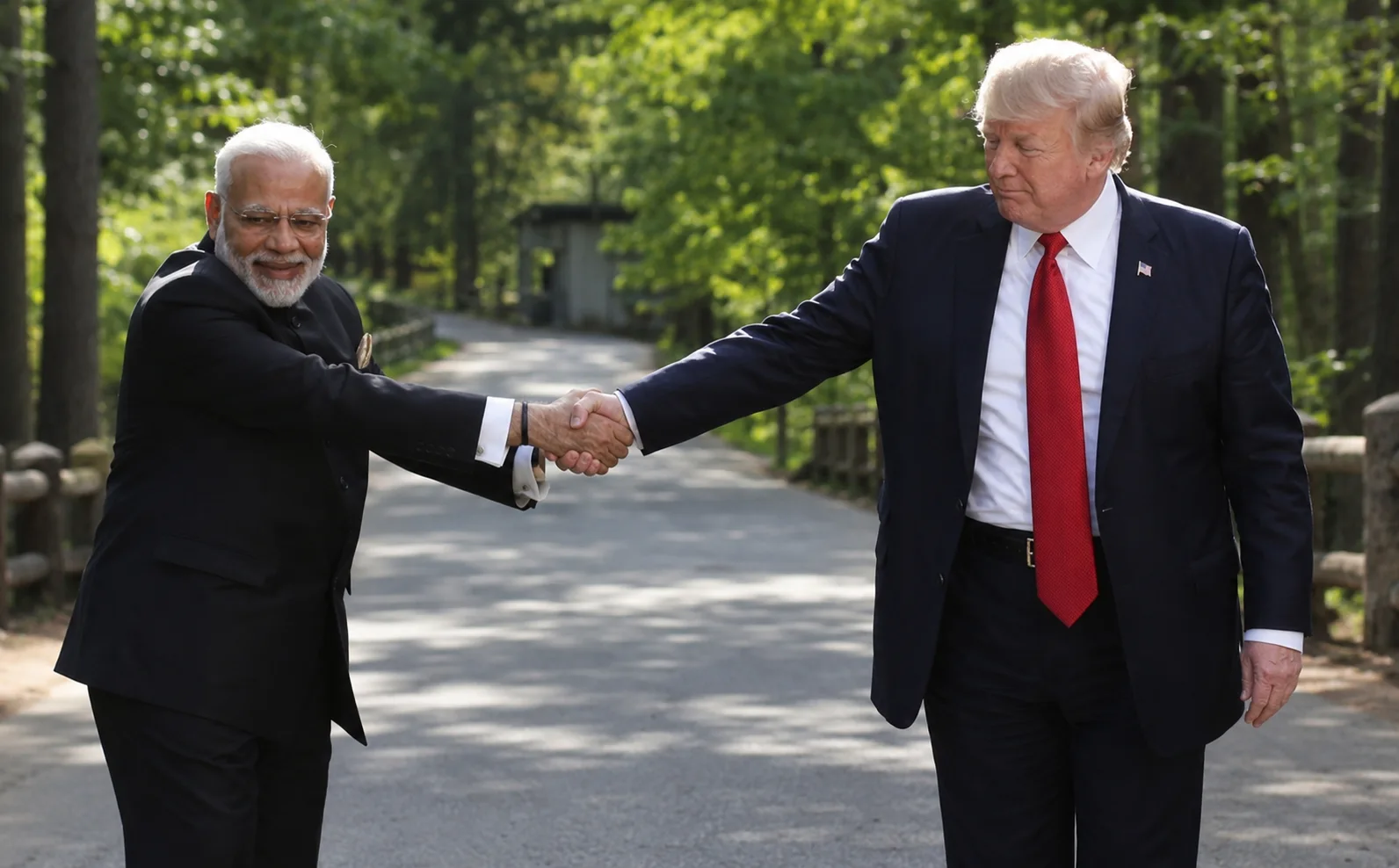 trump on india